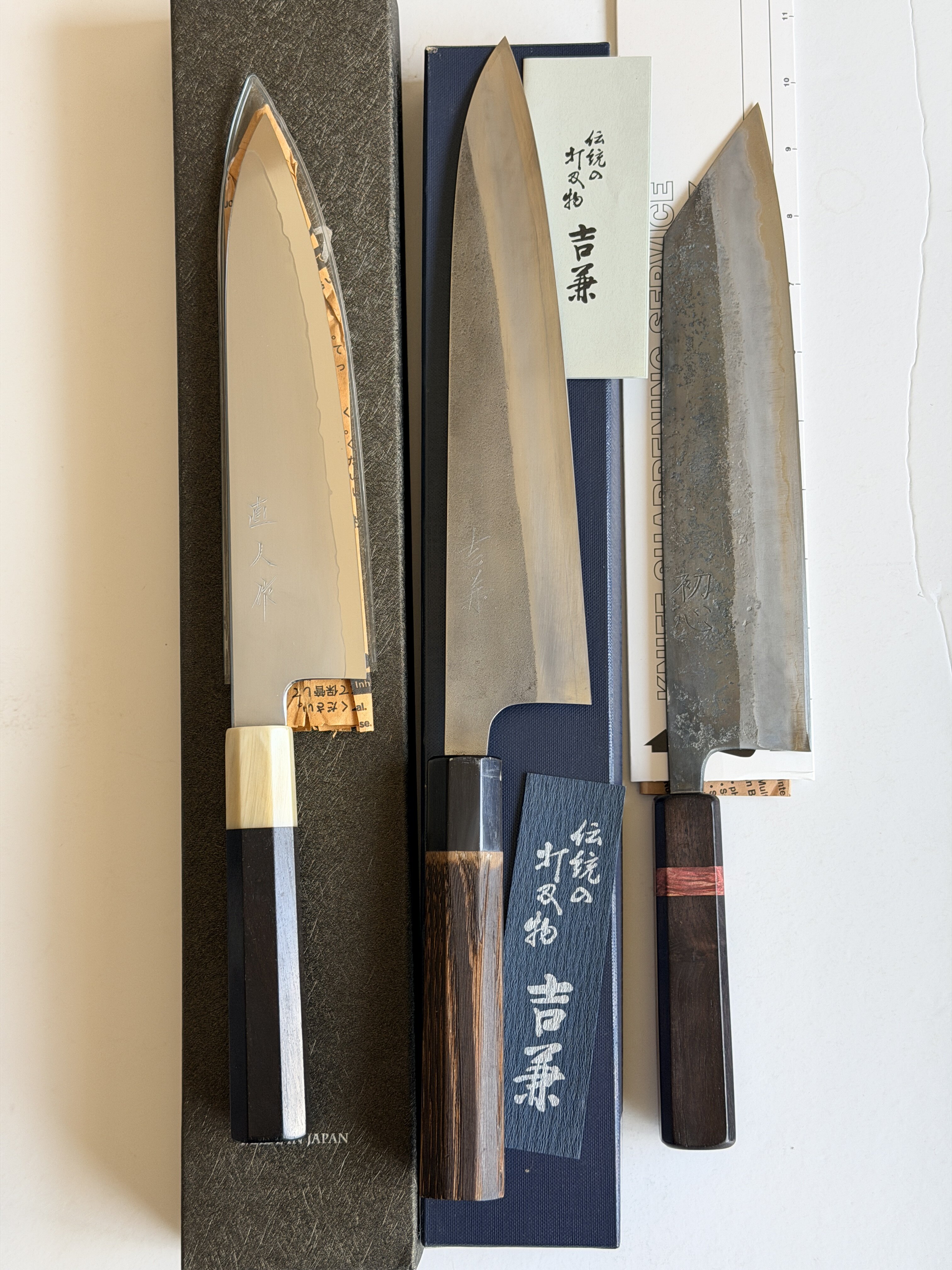 Sold/Traded - SPF 3 knife bundle (Yoshikane SKD, Myojin SG2 ...